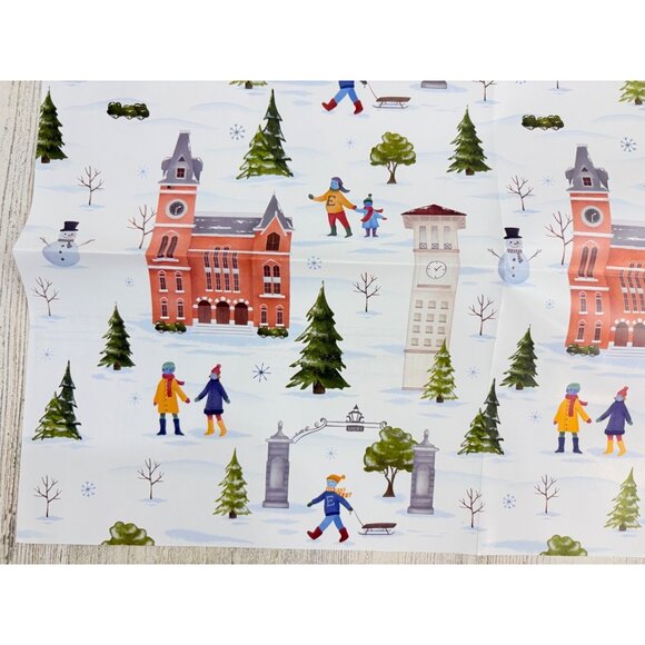 Emory University Wrapping Paper Sheet Gift Tag Stickers - Picture 4 of 6